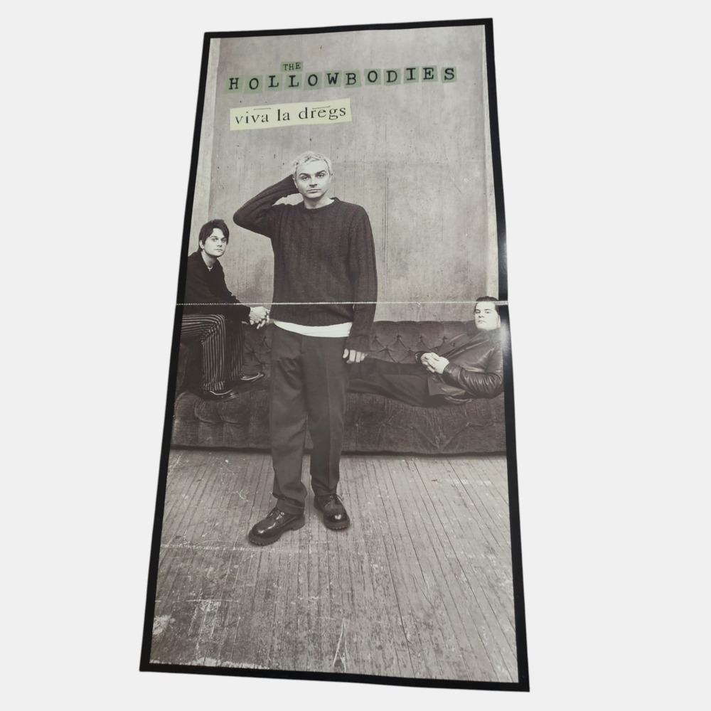 The Hollowbodies Viva La Dregs 1998 Promo‎ Poster 12x24 Double Sided Polygram